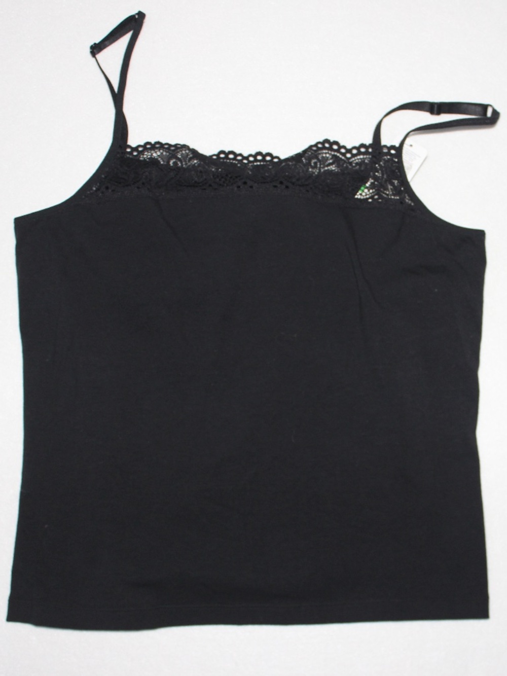 Wacoal Black Black Cami Tank Large NWT
